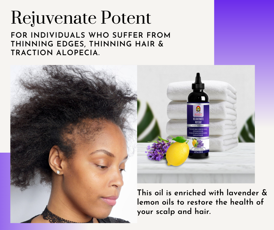 Rejuvenate Potent Jamaican Black Castor Oil (Thinning Hair)